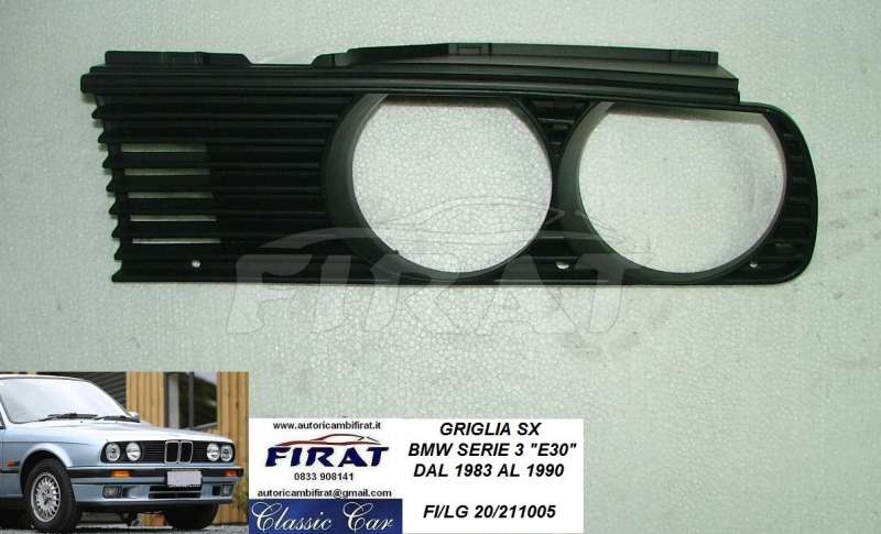 GRIGLIA BMW SERIE 3 E30 83-90 SX